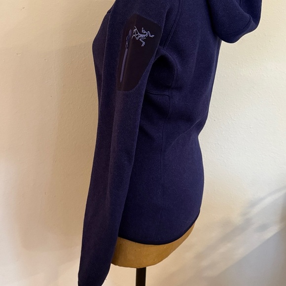 Arc'teryx sz XS Covert Hoodie fleece polar tech Deep Blue Ski Jacket - Picture 6 of 13